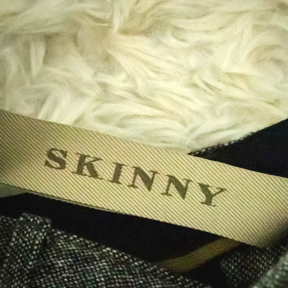 Burberry Brit Men's Size 36 R Tweed Skinny Leg Button Fly Wool Trouser Pants - Picture 6 of 9